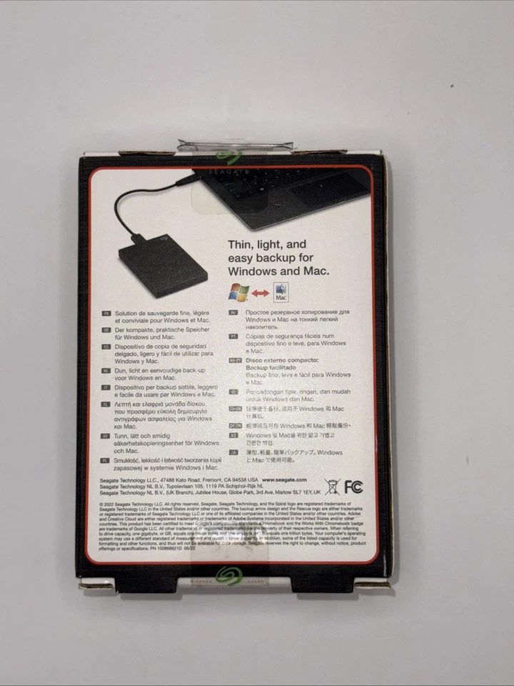 Seagate One Touch Portable Storage, 1TB, Brand New, Sealed Package, STKB1000400 - Image 2 of 4