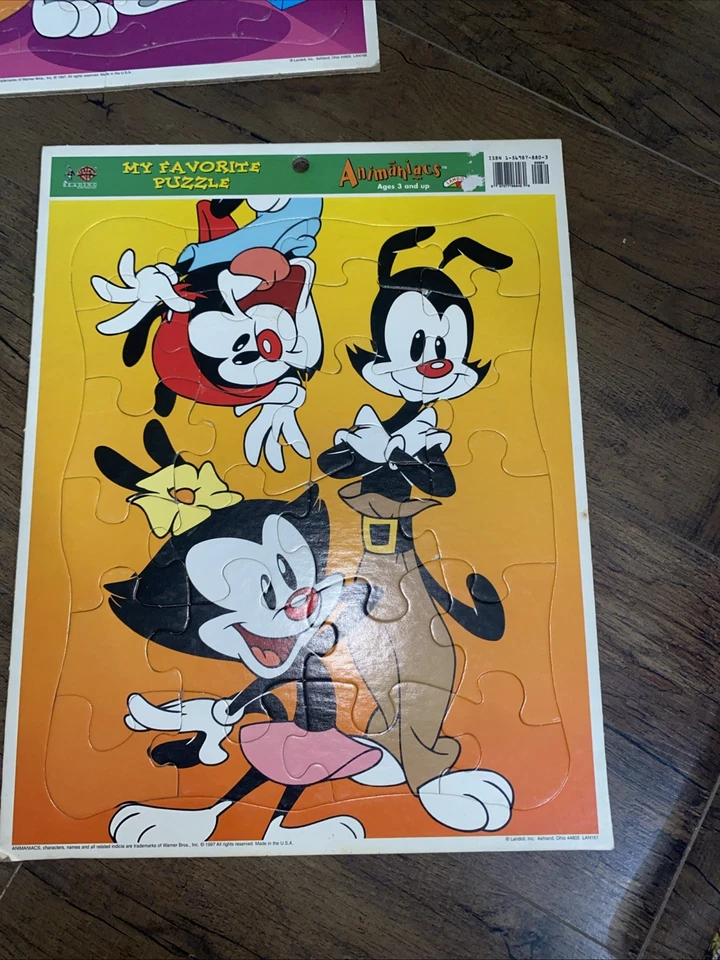 Lote de 4 rompecabezas Warner Bros Inc 1997 vintage en total Foto 4 de 4