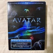Avatar Blu-ray, 2009 James Cameron, Extended Blu Ray Collector Edition 3 Discs