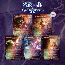 Secret Lair x God of War: Greek Foil Edition Playstation Superdrop MTG Sealed