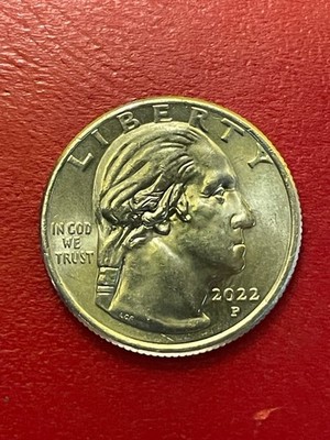 2022 P Ghost Comet US Quarter Dr Sally Ride Error Coin Circulated Mint Error