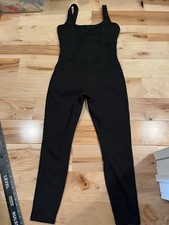Fabletics Women's Size Large Black Frame Powerhold Jumpsuit EUC