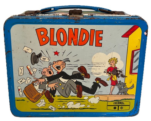 Vintage 1969 Blondie Metal Lunchbox with No Thermos (B131)