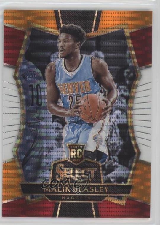 2016-17 Panini Select Premier Level Tri-Color Prizm Malik Beasley #176 03rx