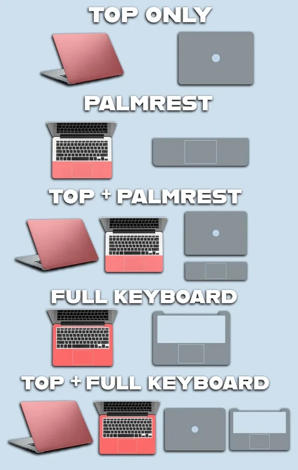 premium factory skin vinyl for any dell latitude precision xps vostro laptop - Image 3 of 4