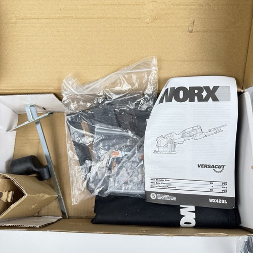 Sierra circular compacta WX420L Worx Versacut 3-3/8" con tecnología de guía láser - Imagen 4 de 9