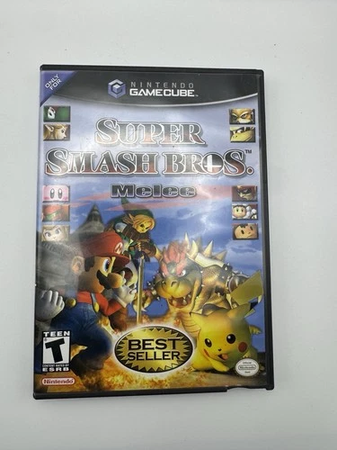 Super Smash Bros Melee Nintendo GameCube CIB Complete w/ Manual Tested Authentic