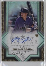2023 Topps Five Star Auto Aqua 45/75 Michael Toglia #FSA-MTO Auto 1f90
