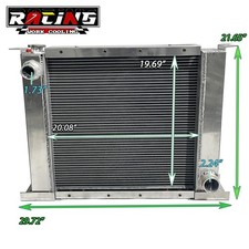 Aluminum Radiator For Case/international Harvester 40xt Model 386919a2, 386918a2