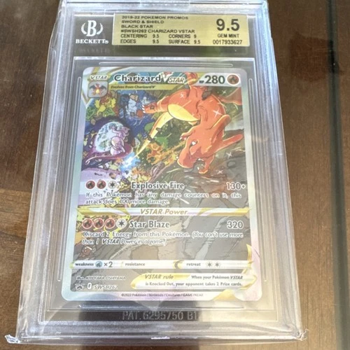 Pokémon Charizard VSTAR SWSH262 Beckett 9.5 Sword and Shield