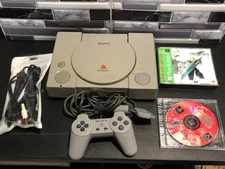 Sony PlayStation 1 Ps1 System Console SCPH-1001 Final Fantasy VII & Family Feud