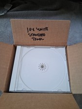 10 Used Standard CD Jewel Cases With White Tray