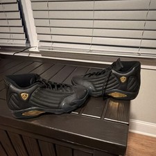 Jordan Air Jordan 14 Final Shot  Black Gold M...
