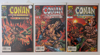 CONAN THE BARBARIAN River Of Blood * Part 1 - 3 * Marvel
