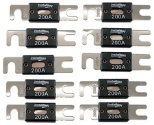 Install Bay ANL200-10 Car / Boat / Truck Nickel 200 Amp ANL Fuse - Pack of 10