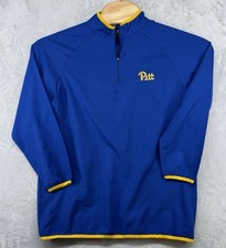 Colosseum University of Pittsburgh Panthers 1/4 Zip LS Shirt Blue Men’s  M NWOT