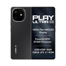 Lava Play Ultra 5G Arctic Slate, 8 8 GB RAM, 128GB Storage MTK D7300 Processor