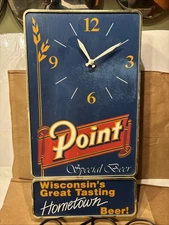 Steven’s Point Special Beer Clock. Plastic Wisconsin