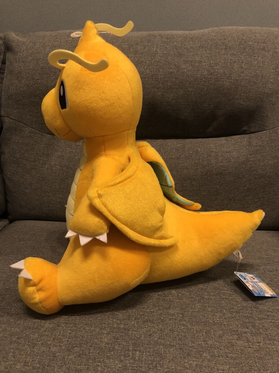 Banpresto Pokemon Anime Game Dragon Jumbo Stuffed Plush Doll Dragonite !!