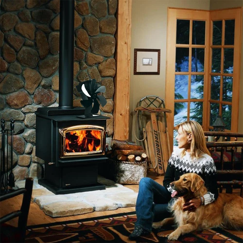 On Sale 12 Blade Stove Fireplace Fan - Eco Heat Powered for Wood/Log Burner NEW - Picture 11 of 11