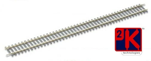 Double Rail droit Long 335mm -ho-1/87-hornby (jouef) R601