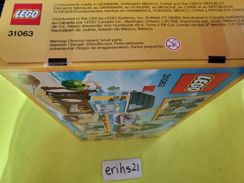 Lego Creator 3 en 1 Beachside Vacation 31063 Totalmente Nuevo y Sellado Juego Retirado - Imagen 10 de 10