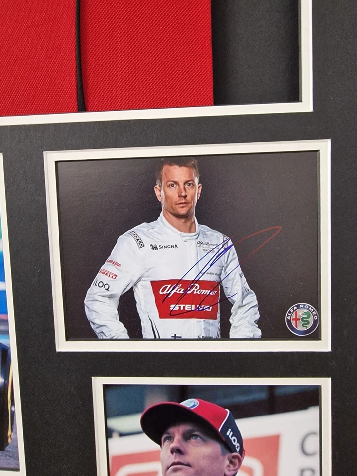 Kimi Raikkonen  Signed Photo with SHIRT Autographed Display *** & Certificate - Image 2 of 4