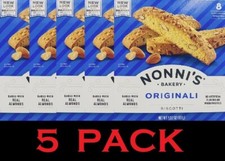 5x Nonni's Bakery Originali Biscotti Nonnis Made with Real Almonds 5.52oz 5 PACK