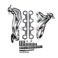 For 86-95 Ford F-150250bronco 351 5.8l 2wd4wd Exhaust Shorty Headers Ceramic