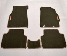 Honda Integra Dc2 5 Piece Luxury Floor Mats With Luxury Edge Binding Red Stitch