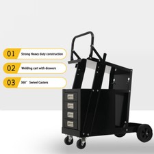 Wózek warsztatowy Wózek spawalniczy Wózek spawalniczy z 4 szufladami Stal do 75kg