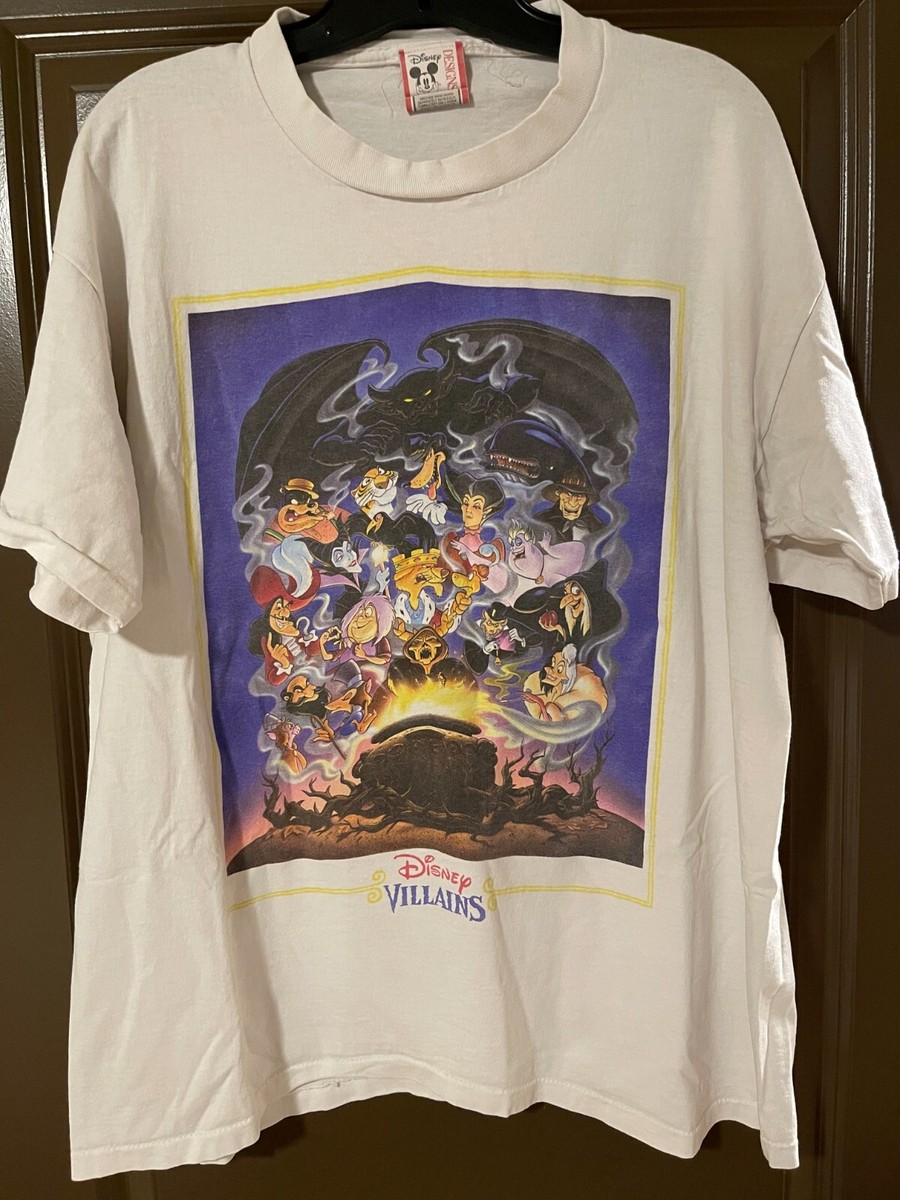 Vintage Disney Villains Shirt Size XL | eBay