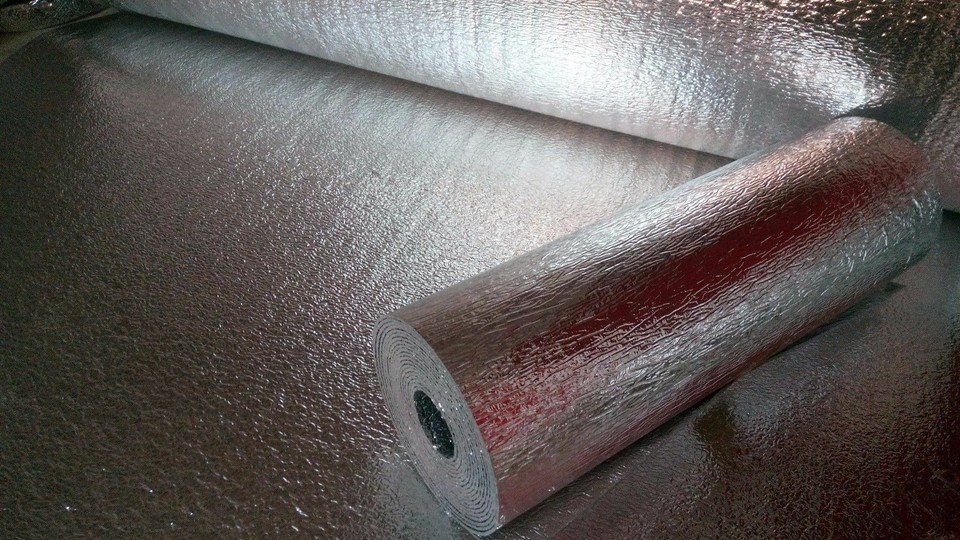 Reflective Foam Thermal Foil Insulation Radiant Barrier 4X125 Ft Roll 1 4 Thick