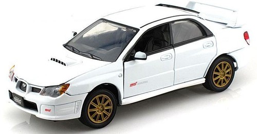 Motormax 1:24 Scale Subaru Impreza WRX STi - White
