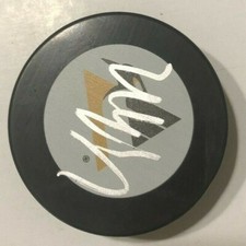 ULF SAMUELSSON SIGNED PITTSBURGH PENGUINS HOCKEY PUCK W/ CASE COA