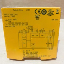 For Pilz PNOZ c2 24VDC 2n/o 710002 Safety Relay Module