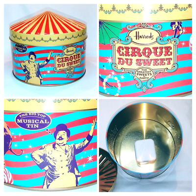 Harrods of London, Cirque Du Sweet Musical Tin, Lara