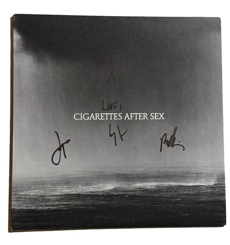 CIGARETTES AFTER SEX FULL BAND SIGNED VINYL ALBUM LP RECORD AUTOGRAPHED RARE COA