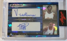 Vince Williams-Peyton Watson 2023 Leaf Multi Graphics DUAL Auto Autograph #26/35