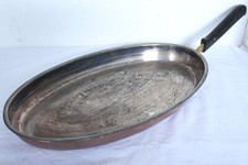 SCHÖNE GROßE KUPFER-FISCHPFANNE SPRING SCHWEIZ #10353