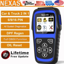 NEXAS NL102P Diesel HD OBD Diagnostic Heavy Duty Truck Scanner Tool DPF Regen