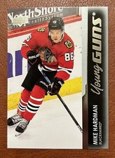 Mike Hardman  2021-22 Upper Deck Young Guns Rookie Card #208, Blackhawks