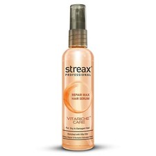 Streax Professional Vitariche Care Max Hair Serum For Nourishes Hair 100ml