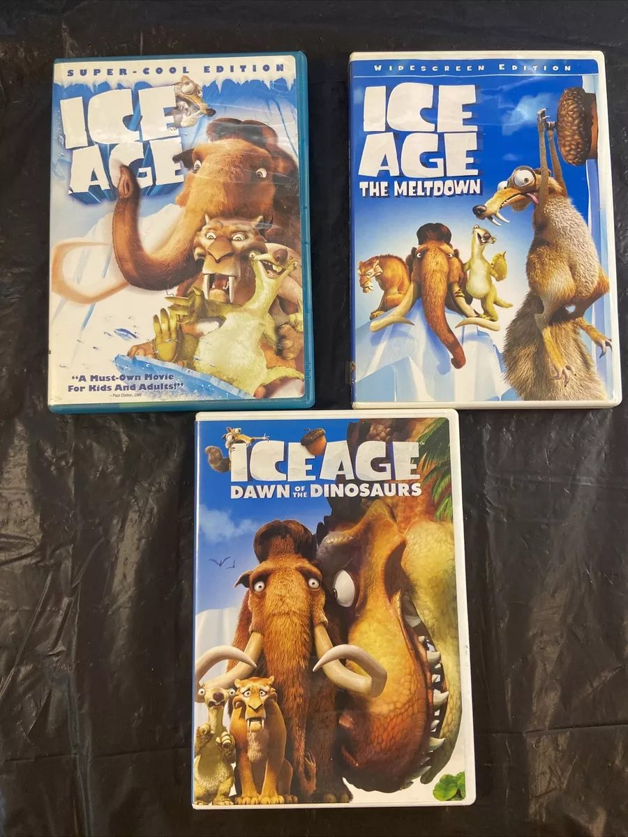 Ice Age 1 2 and 3 DVD 2-Disc Set Super Cool Edition Widescreen | eBay