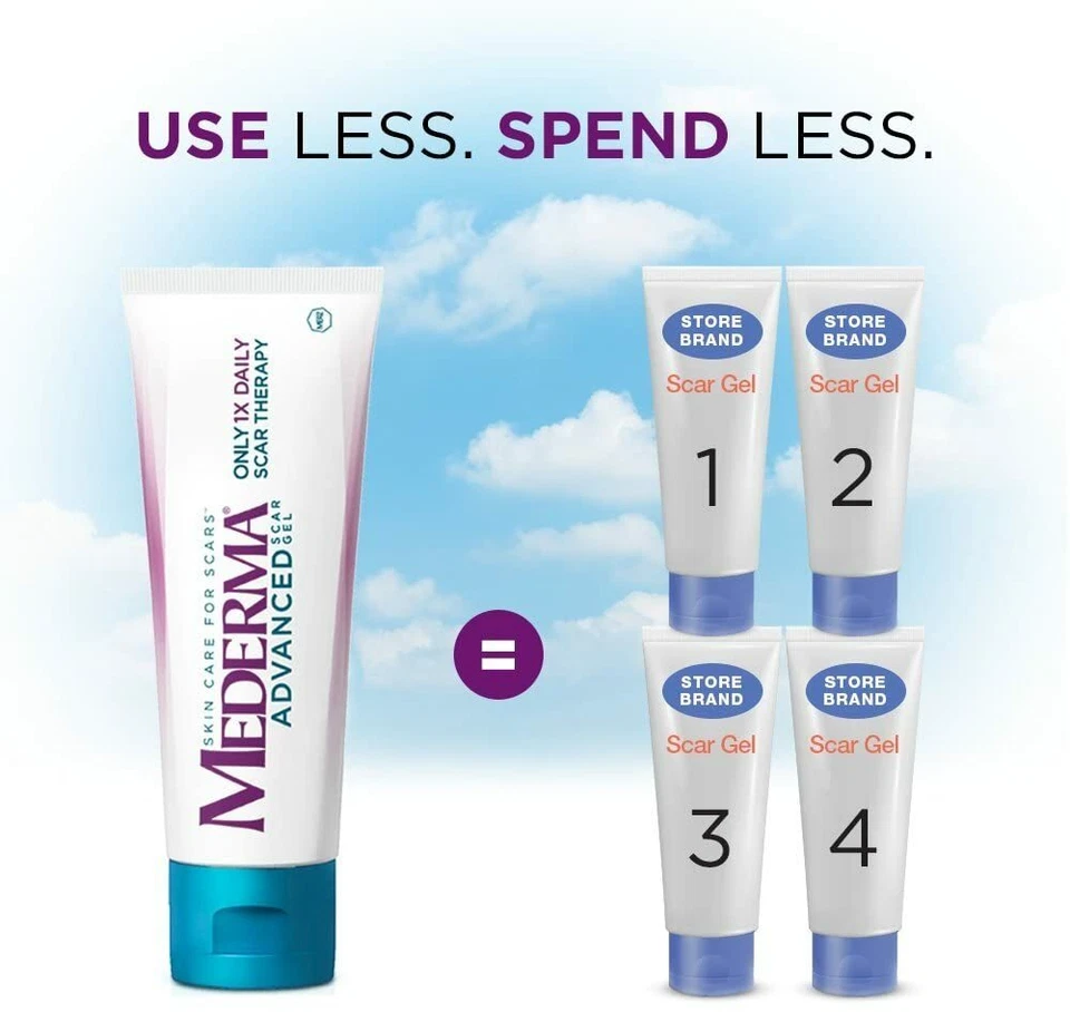 MEDERMA Advanced Scar Gel Cream Treatment 20g Skin Care Old & New Scars SEALED - image 4 of 4