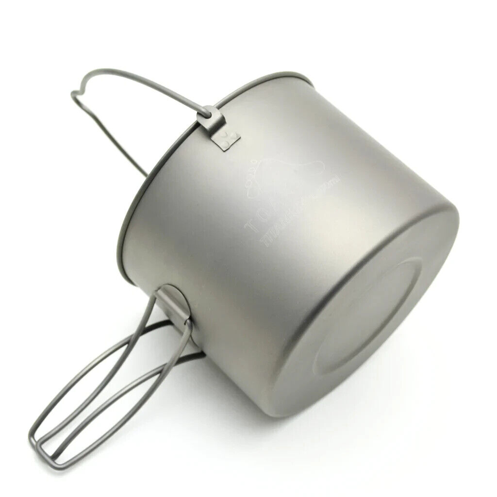 TOAKS Titanium 1300ml Cookware Pot with Bail Handle POT-1300 TOAKS Titanium 1300ml Cookware Pot with Bail Handle POT-1300