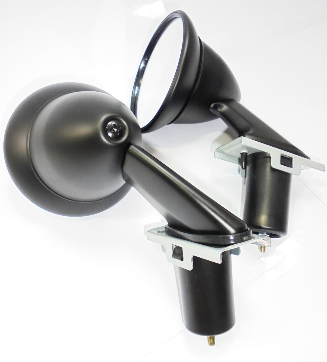 GTR Style Vintage Fender Mirrors JDM Metal Pair RH&LH BLACK GTR Style Vintage Fender Mirrors JDM Metal Pair RH&LH BLACK