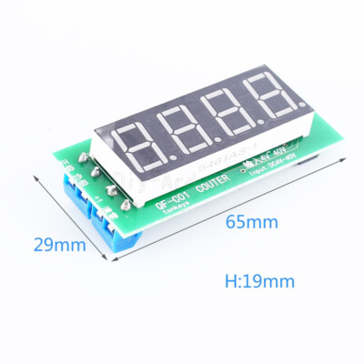 DC 4-40V Trigger Digital Counter Module Accumulator Digital Tube With Memory