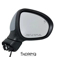 Side Mirror for 2016-2022 FIAT 500X with BSM Power Heated Signal PASSENGER SIDE