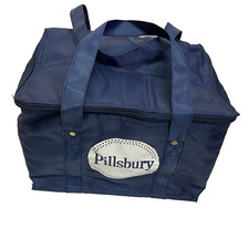 VINTAGE PILLSBURY PROMO NYLON COOLER BAG NASCO INC. LIGHTWEIGHT  11X8X7.5” NOS